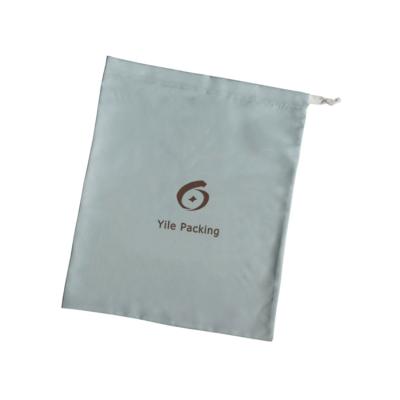 China Hot Selling Christmas Microfiber Drawstring Packing Side Dust Bag Gray Undo Custom Logo Rope Handle for Cosmetics Shoes Jewelry Book Pen for sale