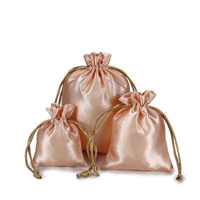 China Rope handle SA8000 GRS ISO9001 certified small OEM wholesale moq cotton drawstring bag cheap single gift pouch small for sale