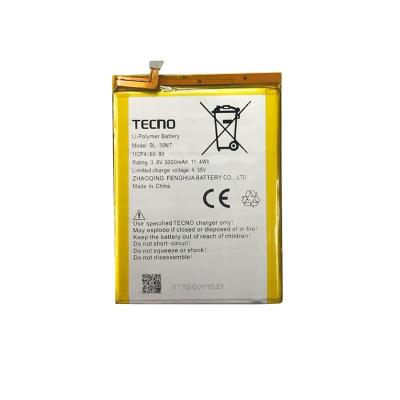 China Wholesale Mobile Phone Best Quality 3000mAh Mobile Phone Battery For TECNO BL-30NT for sale