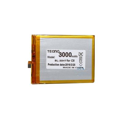 China Laptop Repairing Wholesale Best Quality 3000mAh Mobile Phone Battery For TECNO C8 BL-30HT for sale