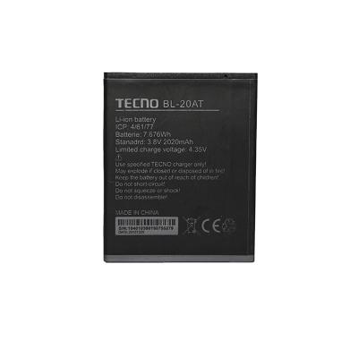 China BL-20AT electronic mobile accessories wholesale battery china market for tecno 2020mAh 2020mAh for sale