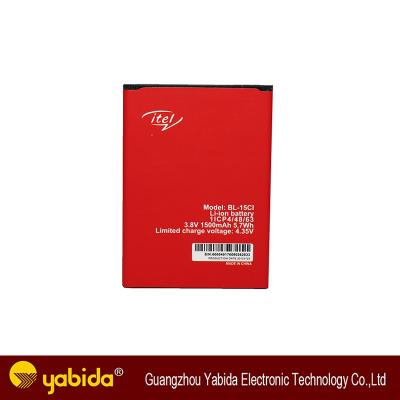 China Itel battary BL-15CI mobile phone wholesale 1500mAh replacement standard mobile phone for sale