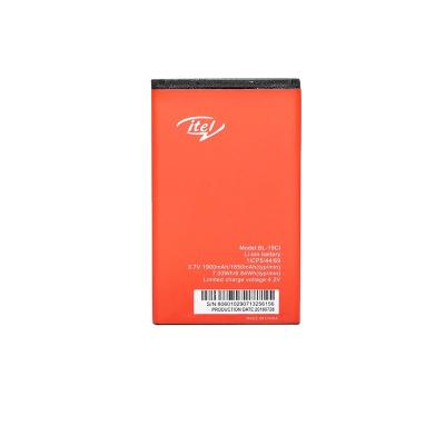 China Original latest version mobile phone capacity cell phone battery 1850mah BL-19CI battery for itel mobile phone battery for sale