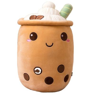 China 2023 Plush Drop Shipping Boba Plushie Toy Milk Tea Pearl Cup Bubble Plush Toys Boba Plush Pillow Stuffed Boba Plush Toy for sale