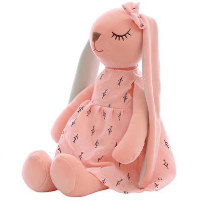 China Playing Bunny Plush Baby Toys Long Ears Rabbit Doll Soft Plush Toys For Kids Sleep Rabbit Mate Stuffed Plush Animal Toys for sale