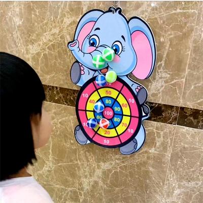 China Cartoon Toy Funny Kids Cartoon Toys Ball Sticky Dart Board Baby Sports Game Toys For Kids Outdoor Or Party Indoor Toys for sale