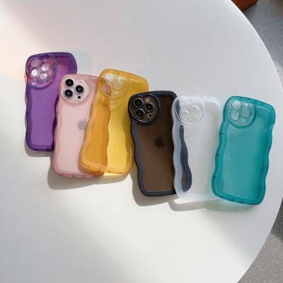 China Wholesale High Quality Shockproof Shockproof Wave Phone Cover TPU Cell Phone Case For iphone13 12 11 PRO Max for sale