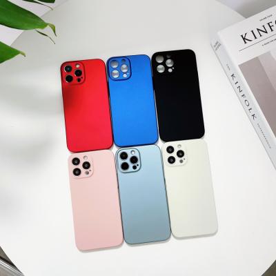 China New Fashion Shockproof Mobile Phone Case Scrub Skin Phone Case For iphone13 12 pro max for sale