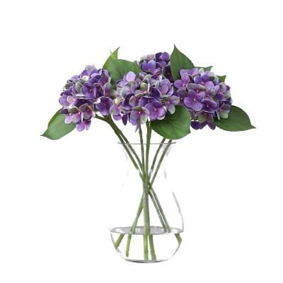 China Wedding Event Home Decoration Hydrangea 3D Artificial White Hand Made Flowers Wedding Flower Decoration Ideas for sale