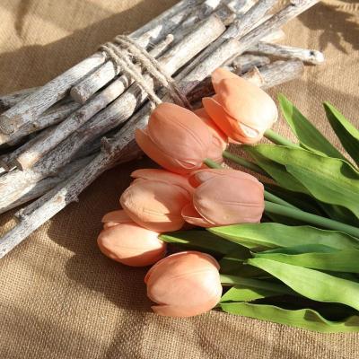 China Wedding Home PU Tulip Artificial Flower Decoration Event Decoration Good Quality for sale