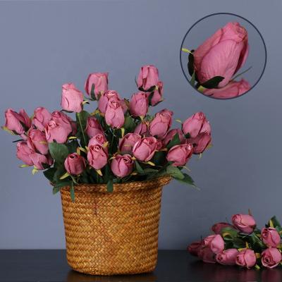 China Wedding Event Home Decoration Wholesale Design 9 Heads Flower New Lees Rose Bridal Bouquets Artificial for sale