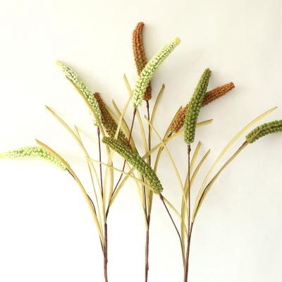 China Wedding Event Home Decoration Hot Selling 3 Heads Natural Artificial Dry Flower Plants For Home Decor for sale