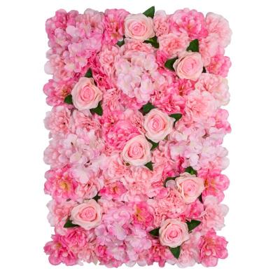 China Wedding artificial flower wall backdrop to wedding layout for sale