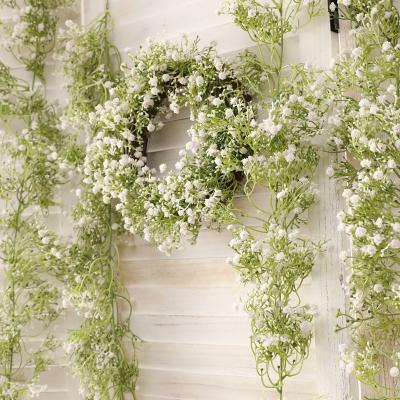 China New Natual touch style artificial babysbreath hanging ivy garland for garden decoration for sale