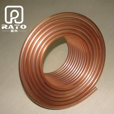 China Air Conditioner Parts Pancake Seamless Coil Copper Tube For Air Conditioner for sale