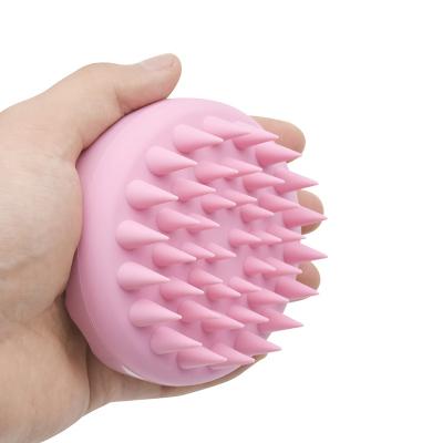 China Waterproof Silicone Massager Soft Shampoo Scalp Massage Sweep Hair Wash Comb Body Shower Brush Bath Spa Slimming Massager Brush for sale