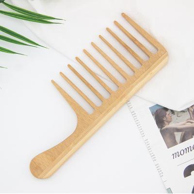 China Fashionable Appearance America And Europe Style American Flag Wide Tooth Hair Comb Natural Bamboo Wide Tooth Hair Comb With Logo Customized for sale