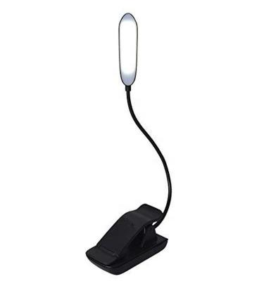 China Dimmable OEM Clip On Reading Light Adjustable 3000K-6500K Color Temperature Up To 33 Hours Continuous Light Rechargeable Book Light for sale