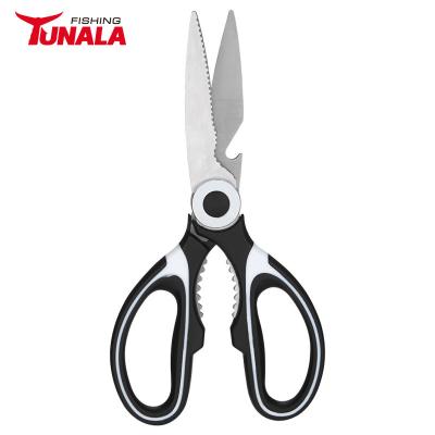 China Free Sample Professional Black Color Bone Cutting Scissors Multifunctional Grass Cutting Scissors Kithchen Kitchen Shears Scissors for sale