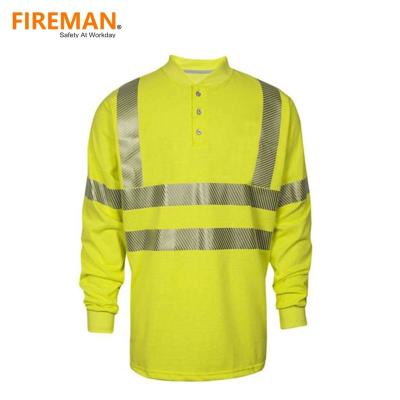 China Uniform Flame Retardant Waterproof/Non-Toxic/Breathable/Anti-Wrinkle/Anti-Static/Anti-Shrink Flash Arc Proof HRC2 NFPA2112 Visibility Work Uniform High Wear Shirts for sale