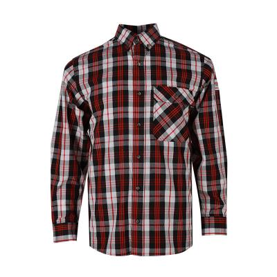 China As Sewing Aramid Yarn Men's FR Flame Retardant Breathable Work Shirts Long Sleeve Twill Button Work Shirt for sale