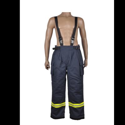 China High Strength NFPA 2112 Aramid Bib Pants FR Overall Flame Retardant Pants For Firefighter Fire Fighting for sale