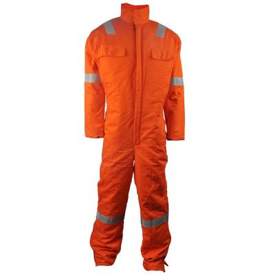 China Worker Flame Retardant Breathable Strength Anti-oil Fire Resistant Waterproof Coveralls With Reflective Tapes for sale