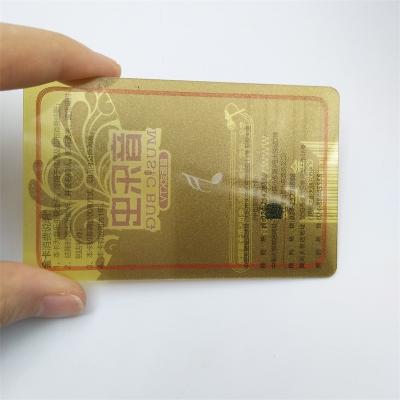 China CR80 Printable Thermal Glossy Waterproof/Waterproof 13.56mhz 1k Plastic Contactless Smart Card for sale