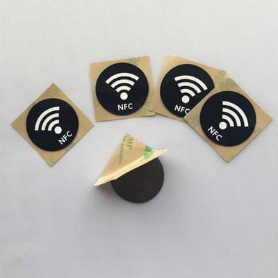 China HF HF MINI Printable Waterproof Adhesive RFID TAG Rewritable NFC Sticker Label for sale