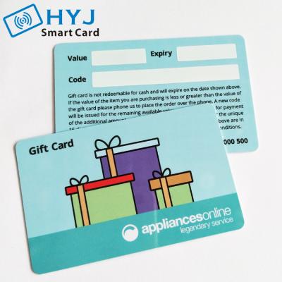 China Plastic Membership Card PVC Membership VIP Gift Loyalty Card Gift Voucher With CMYK Printing for sale