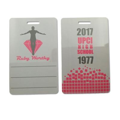 China Custom Club Hole Punched Card Maker Tag Key Indicator Plastic Printing for sale