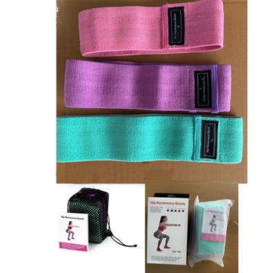 China Yoga Exercise Black Gray Pink 3 Pieces In Fitness Training Yoga Stretch Belts Set On Sale for sale