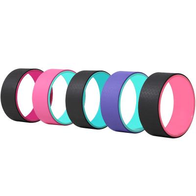 China Eco-friendly Hot Sale Yoga Pilates Circle Yoga Fitness Equipment Yoga Aid Wheel For Wholesale for sale