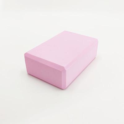 China EVA Wholesale Pink Yoga Brick for Girls Dance and Exercise Non-Slip Practice Foam Brick for sale