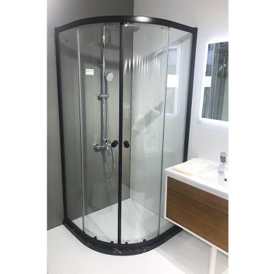 China Alloy Black Aluminum Alloy Frame 6mm China Supplier HUIDA White Glass Aluminum Frame Bathroom Shower Room for sale