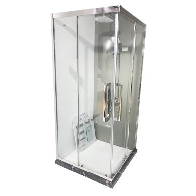 China Polished Glass Stainless Steel Frame 800*800*1900 Shower Room From Stainless Steel Frame HUIDA China Manufacturer for sale