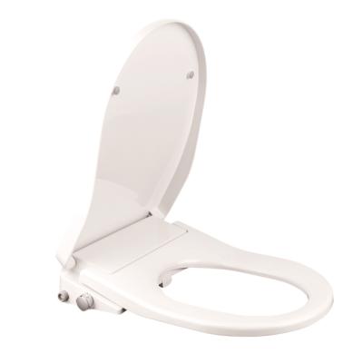 China Electronic Bidets Huida China Supplier Healthier D-Shape Cleaning Intelligent Bidet Plastic Toilet Seat Cover for sale