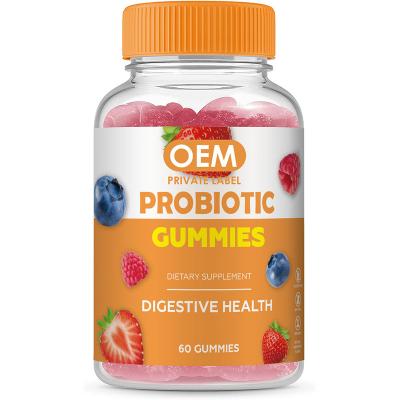 China Wholesale Gastrointestinal Health Factory Private Label Probiotics Gummies Health Supplements Prebiotic Probiotics Gummies for sale