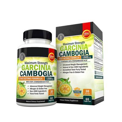 China Wholesale Private Label Weight Loss Spot Slimming Products Weight Loss Supplement Natural Garcinia Cambogia Capsules for sale