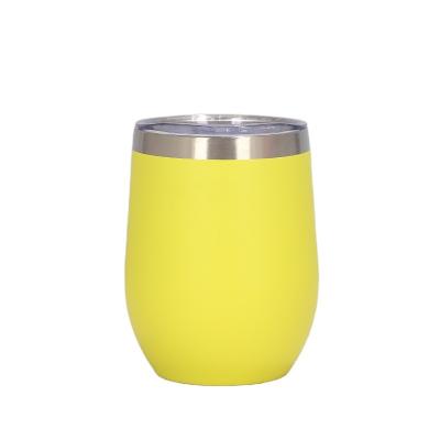 China Viable Egg Shape Cups Pulled Out Tumbler For Wine, 2022 Gift Vacuum Cocktail for sale