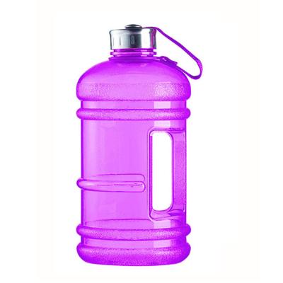 China Hot sale petg large capacity 2200ml outdoor viable water cup fitness mountain bike sports plastic water bottle for sale