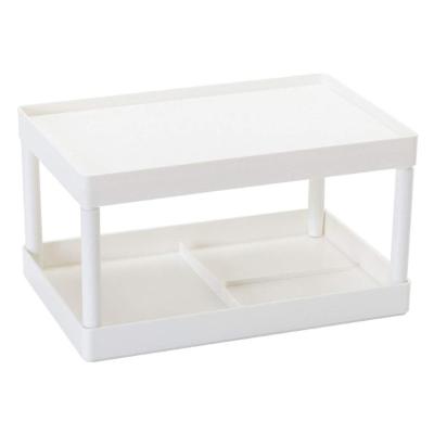 China Multi-Layer Viable Office Sundries Bathroom Kitchen Stationery Storage Cosmetic Organizer Desk Shelf for sale