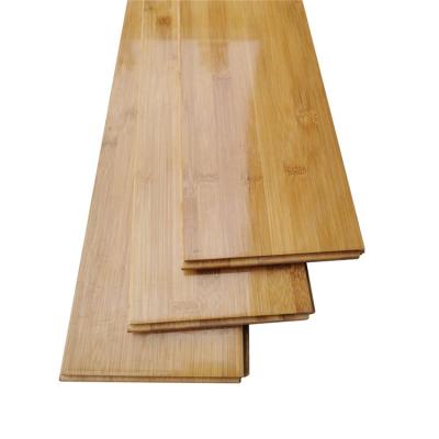 China Glossy Solid Horizontal Bamboo Parquet Traditional UV Lacquer Indoor Bamboo Flooring for sale