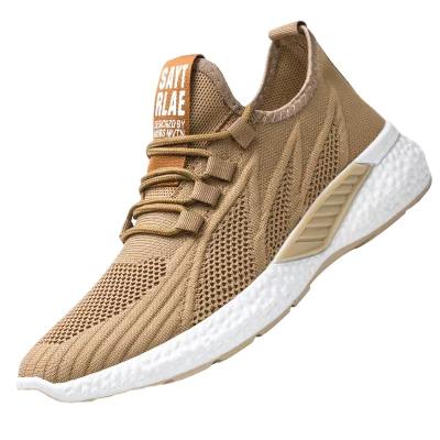 China Fashion Trend Men Mesh Causal Knit Sneakers Shoes for sale