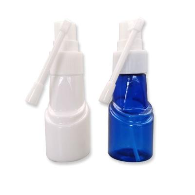 China Elephant Trunk Spray Bottle Large Cap Pharmaceutical Rotary Spray Bottle Medicinal Plastic Packaging 30ml Bottle for sale