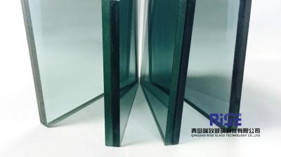 Cina Vetro di sicurezza laminato temperato di 10 mm trasparente, piatto, ghiacciato, con bordo lucidato in vendita