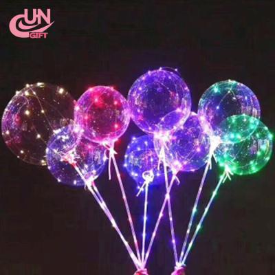 China Eco-friendly Wedding Car Decoration Gatsby Party Supplies Led Birthday Balloon Light Stick Set for sale