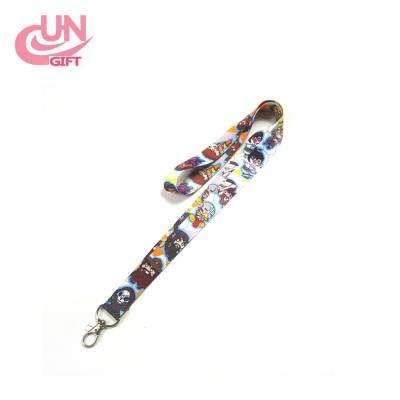 China Cheap High Quality Eco-friendly Lanyard Material Of Polyester Cartoon Printing Lanyard for sale