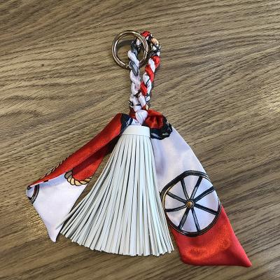 China Polyester Fashion All-match Tassel PU Bag Accessories Jewelry Lanyard Accessories for sale