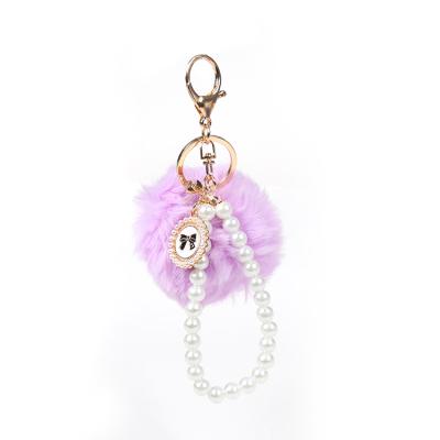 China Hot Selling Polyester Fashion Pearl Hair Thong Ball Accessories Various Styles Of Matching Accessories for sale